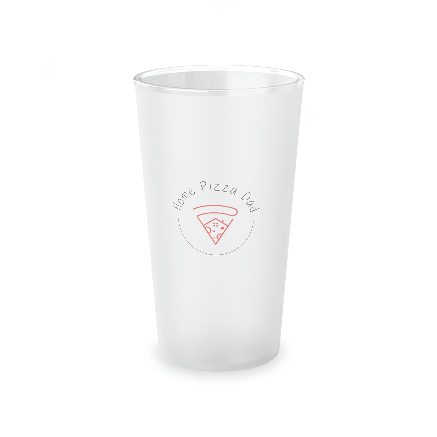 Home Pizza Dad Frosted Pint Glass, 16oz